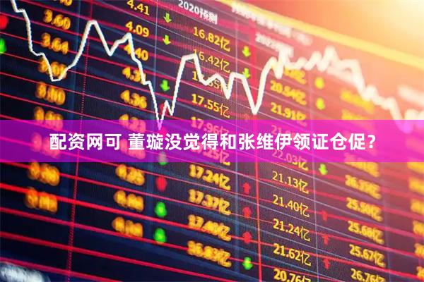 配资网可 董璇没觉得和张维伊领证仓促？